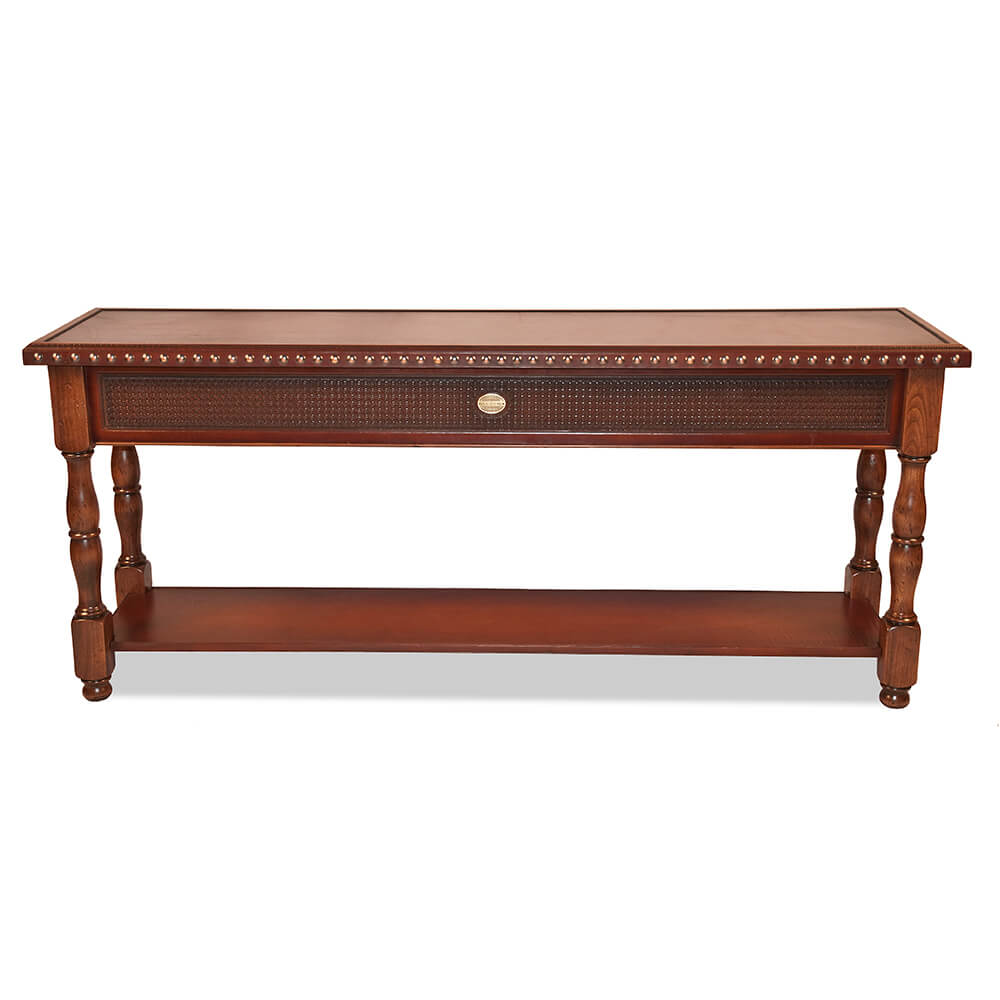 Hand Tooled Sofa Table