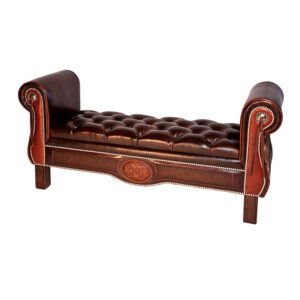 Longhorn Tufted Bench